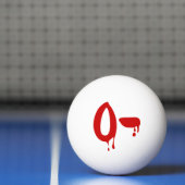 Balle De Ping Pong Groupe sanguin O- Négatif #Horror Hospital Ping-Po (Filet)