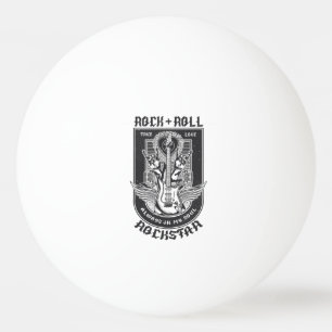 Balle De Ping Pong Guitare Rock design Golf Balls