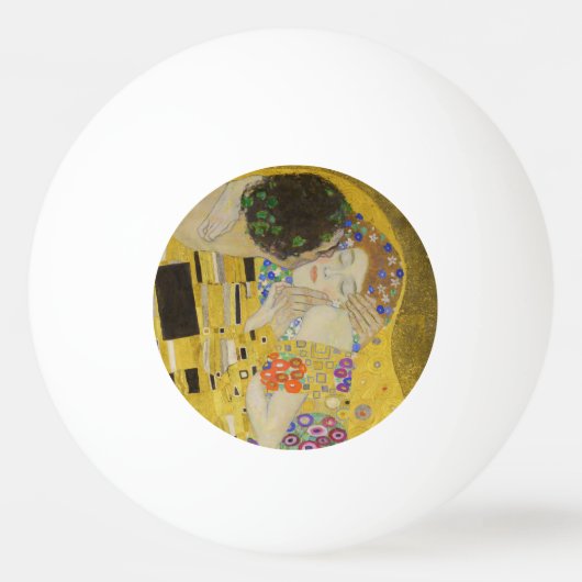 Balle De Ping Pong Gustav Klimt - Le baiser (Devant)