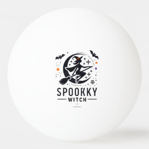 Balle De Ping Pong Halloween Conception de sorcière Éffrayante - Vol 
