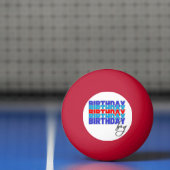 Balle De Ping Pong Happy birthday boy. Celebrating your birthday... (Filet)