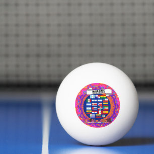Balle De Ping Pong Happy National Hispanic Heritage Moth School
