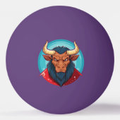 Balle De Ping Pong Head of a minotaur from greek mythology (Dos)
