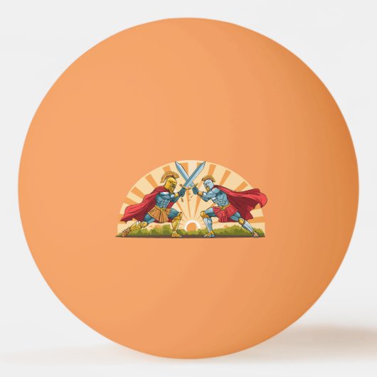 Balle De Ping Pong Hector et Achille (Devant)