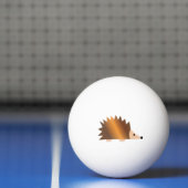 Balle De Ping Pong Hérisson Brown brillant (Filet)