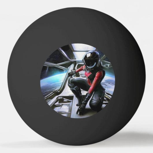 Balle De Ping Pong Héros SF en vaisseau spatial (2) (Devant)