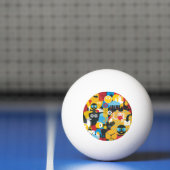Balle De Ping Pong Heure d'été (Filet)