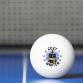 Balle De Ping Pong Hiver agréable, chouette (Filet)