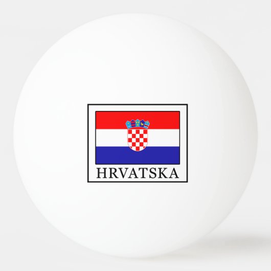 Balle De Ping Pong Hrvatska (Devant)