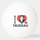 Balle De Ping Pong I coeur Trudeau (Dos)
