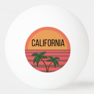 Balle De Ping Pong Idées de cadeaux de design mignon californien Palm