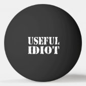 BALLE DE PING PONG IDIOT UTILE (Devant)