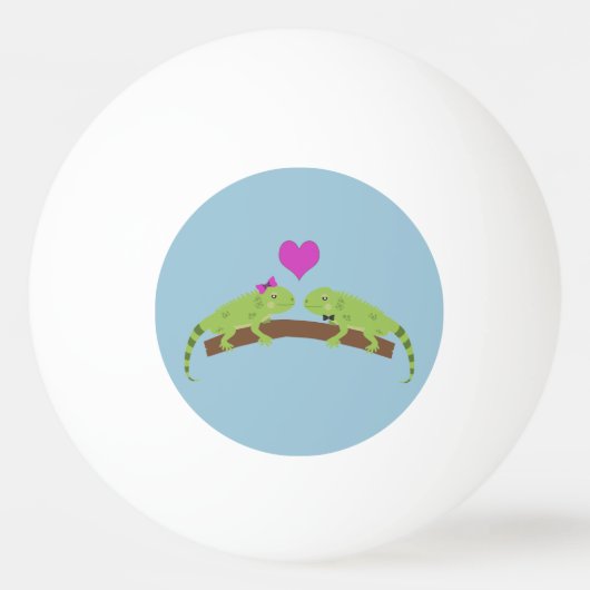 Balle De Ping Pong Iguana Love (Dos)