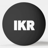 Balle De Ping Pong IKR | Boule de pong de l'araignée de texte (Dos)