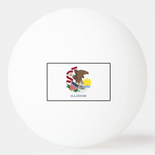 Balle De Ping Pong Illinois (Devant)