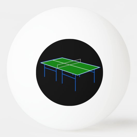 Balle De Ping Pong Illusion Optique Table Tennis Surface Ping Pong (Dos)