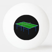 Balle De Ping Pong Illusion Optique Table Tennis Surface Ping Pong (Devant)