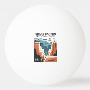 Balle De Ping Pong Illustration Abstraite du parc national du Grand C