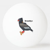 Balle De Ping Pong Illustration Bateleur Eagle (Dos)