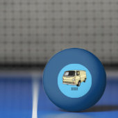 Balle De Ping Pong Illustration classique de van (Filet)