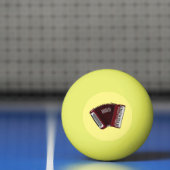 Balle De Ping Pong Illustration d'accordion (Filet)