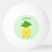 Balle De Ping Pong Illustration d'ananas mignon (Dos)