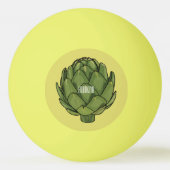 Balle De Ping Pong Illustration d'artiste (Dos)