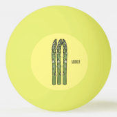 Balle De Ping Pong Illustration d'Asparagus (Dos)