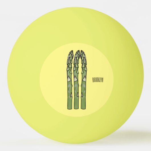 Balle De Ping Pong Illustration d'Asparagus (Devant)