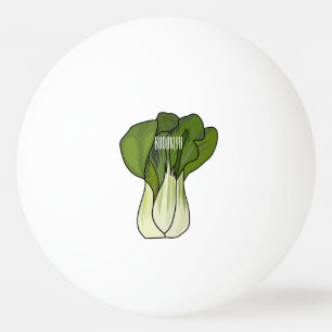 Balle De Ping Pong Illustration de Bok choy