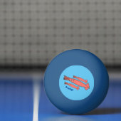 Balle De Ping Pong Illustration de calamar rose (Filet)