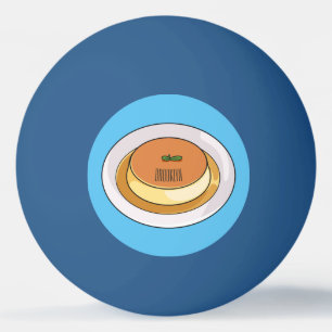 Balle De Ping Pong Illustration de caramel de crème