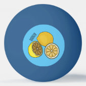 Balle De Ping Pong Illustration de citron (Dos)