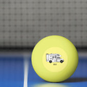 Balle De Ping Pong Illustration de dessin animé Campervan (Filet)