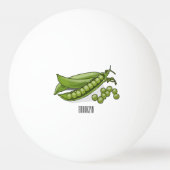 Balle De Ping Pong Illustration de dessin de pois (Dos)