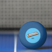 Balle De Ping Pong Illustration de dessin d'Harmonica (Filet)
