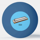 Balle De Ping Pong Illustration de dessin d'Harmonica (Dos)