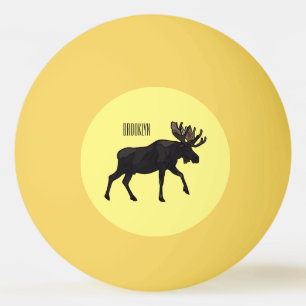 Balle De Ping Pong Illustration de dessin sur l'orignal