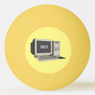 Balle De Ping Pong Illustration de dessin sur ordinateur