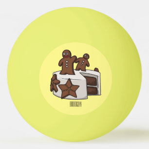 Balle De Ping Pong Illustration de gâteau de pain d'épices