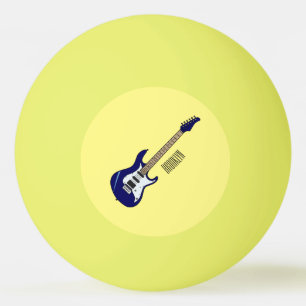 Balle De Ping Pong Illustration de guitare électrique