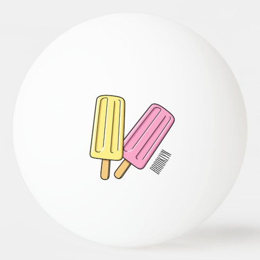 Balle De Ping Pong Illustration de Ice pop (Devant)