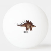 Balle De Ping Pong Illustration de Kentrosaurus (Dos)