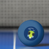 Balle De Ping Pong Illustration de la luciole vert mou (Filet)