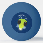 Balle De Ping Pong Illustration de la luciole vert mou (Dos)