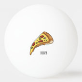 Balle De Ping Pong Illustration de la pizza (Dos)