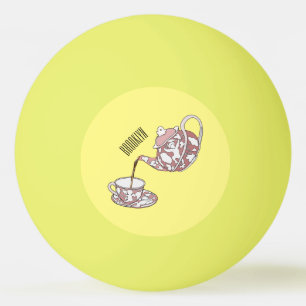 Balle De Ping Pong Illustration de la série Teacup