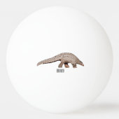 Balle De Ping Pong Illustration de Pangolin (Dos)