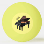 Balle De Ping Pong Illustration de piano (Dos)
