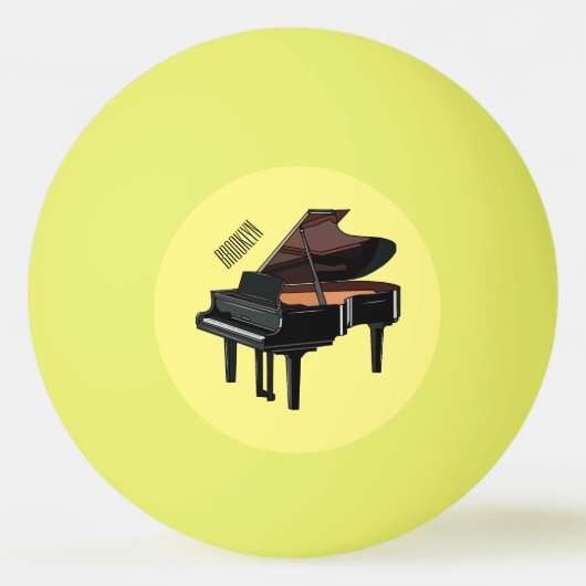 Balle De Ping Pong Illustration de piano (Dos)